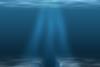 Under the sea showing a rift in the sea bed