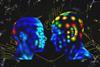 3D molecular cartography illustration