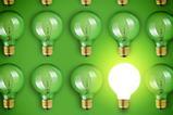 Green light bulbs