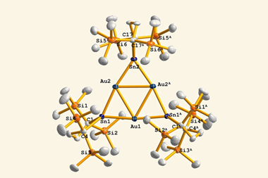 An image showing the molecular structure of the compound as determined by X-ray diffraction