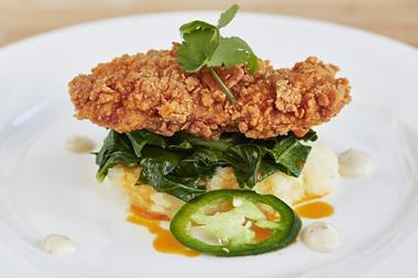 Memphis Meats southern fried chicken dish