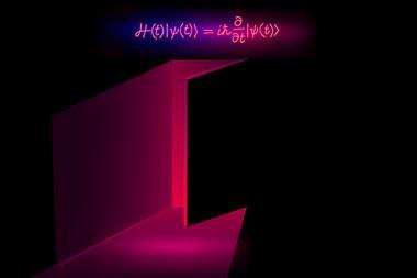Schrodinger's equation opening a door