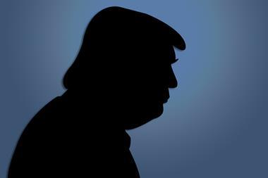 President Trump profile illustration