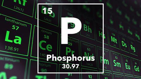 Periodic table of the elements – 15 – Phosphorus