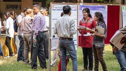 Poster presentations at the Royal Society of Chemistry India roadshow